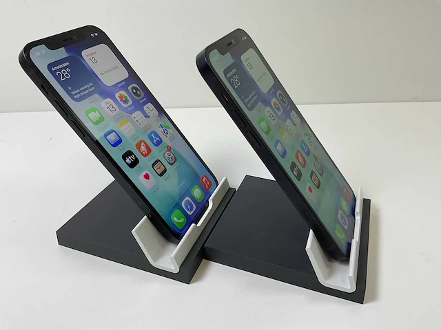 Apple iphone 12 - 256 gb - black (2x) - afbeelding 3 van  5