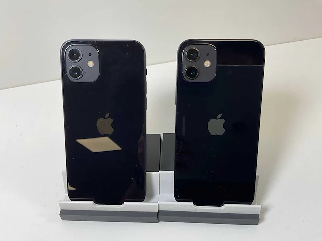 Apple iphone 12 - 256 gb - black (2x) - afbeelding 5 van  5
