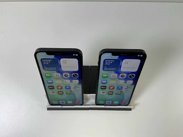Apple iphone 12 - 256 gb - black (2x) - afbeelding 2 van  5