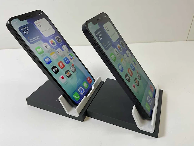 Apple iphone 12 - 256 gb - black (2x) - afbeelding 3 van  5