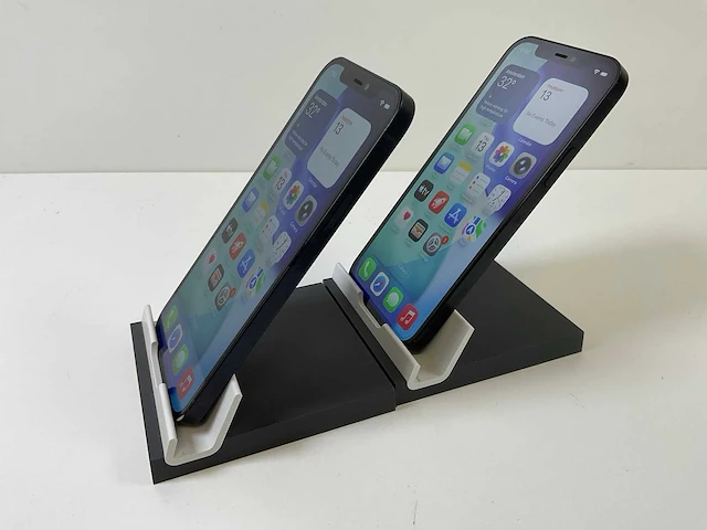 Apple iphone 12 - 256 gb - black (2x) - afbeelding 4 van  5