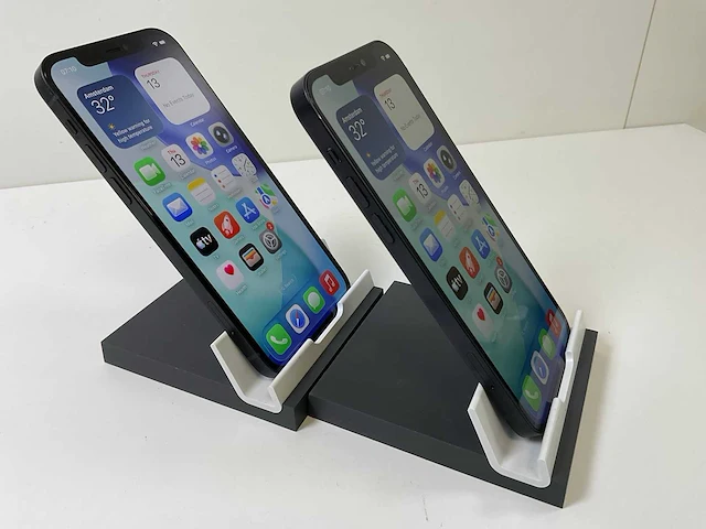 Apple iphone 12 - 256 gb - black (2x) - afbeelding 3 van  4