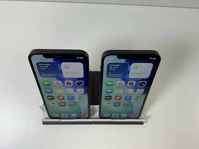 Apple iphone 12 - 256 gb - black (2x) - afbeelding 2 van  5