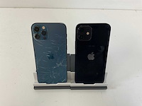 Apple iphone 12 - 256 gb - black / pacific blue (2x) - afbeelding 5 van  5