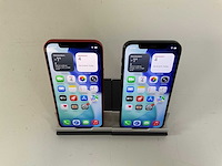 Apple iphone 12 - 256 gb / 64 gb - red / black (2x) - afbeelding 2 van  4
