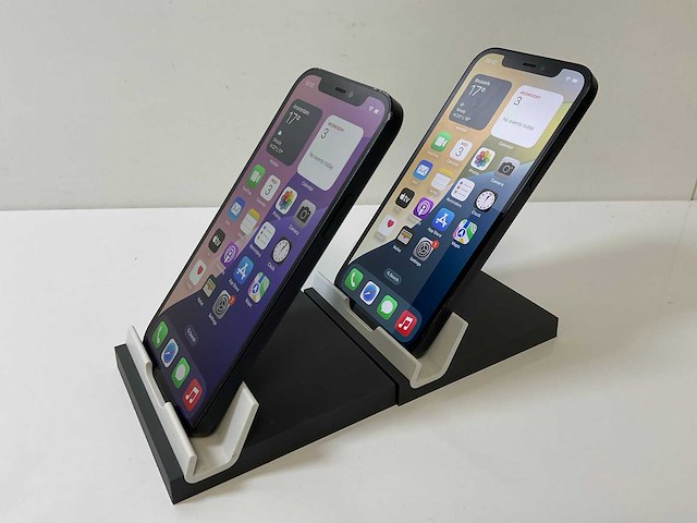 Apple iphone 12 - 64 gb - black (2x) - afbeelding 5 van  6