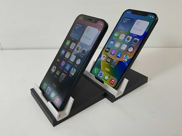 Apple iphone 12 - 64 gb - black (2x) - afbeelding 5 van  6