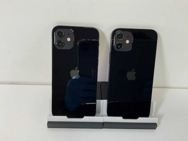 Apple iphone 12 - 64 gb - black (2x) - afbeelding 6 van  6