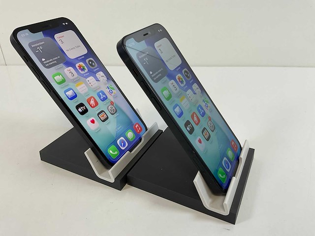 Apple iphone 12 - 64 gb - black (2x) - afbeelding 4 van  6