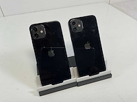 Apple iphone 12 - 64 gb - black (2x) - afbeelding 3 van  3