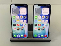 Apple iphone 12 - 64 gb - black (2x) - afbeelding 1 van  4