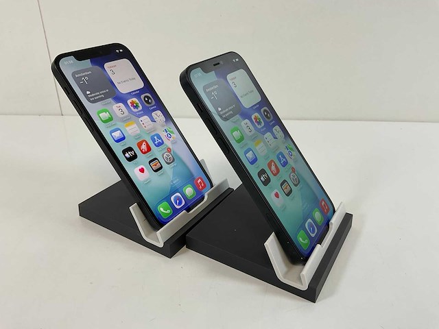 Apple iphone 12 - 64 gb - black (2x) - afbeelding 4 van  6