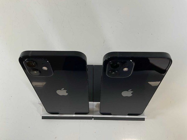 Apple iphone 12 - 64 gb - black (2x) - afbeelding 5 van  5