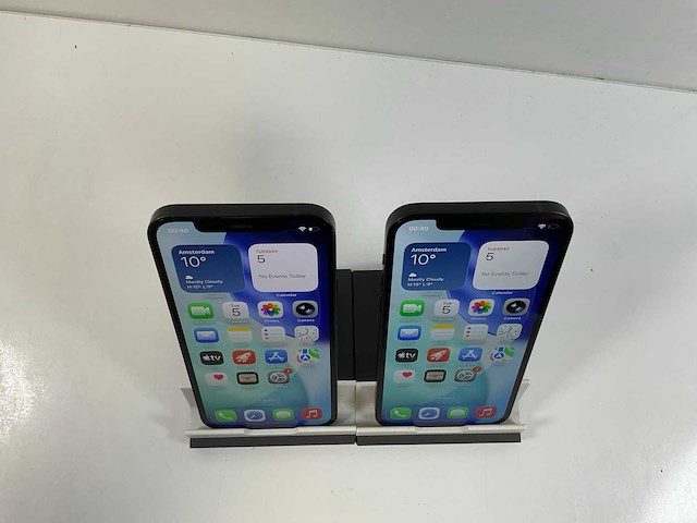 Apple iphone 12 - 64 gb - black (2x) - afbeelding 3 van  5