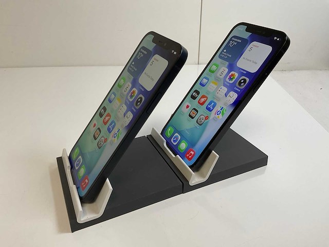 Apple iphone 12 - 64 gb - black (2x) - afbeelding 4 van  5