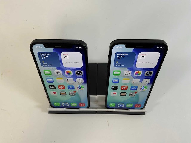 Apple iphone 12 - 64 gb - black (2x) - afbeelding 2 van  5