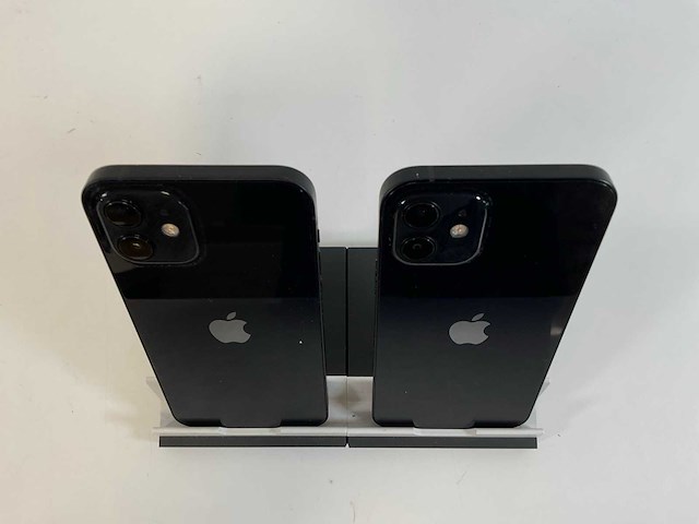 Apple iphone 12 - 64 gb - black (2x) - afbeelding 5 van  5