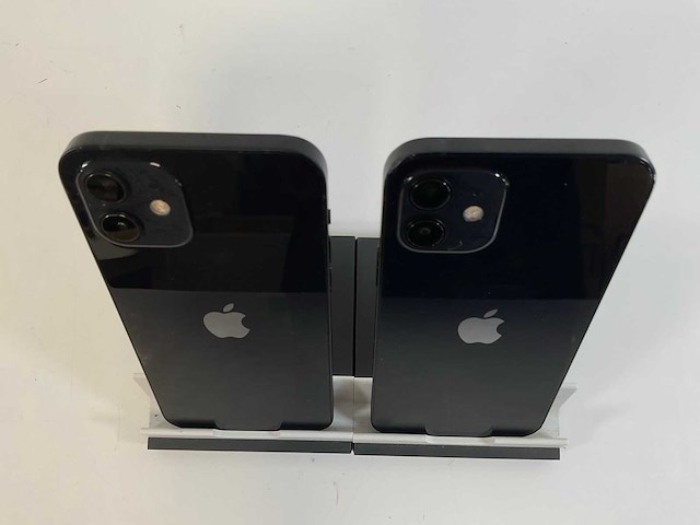 Apple iphone 12 - 64 gb - black (2x) - afbeelding 5 van  5