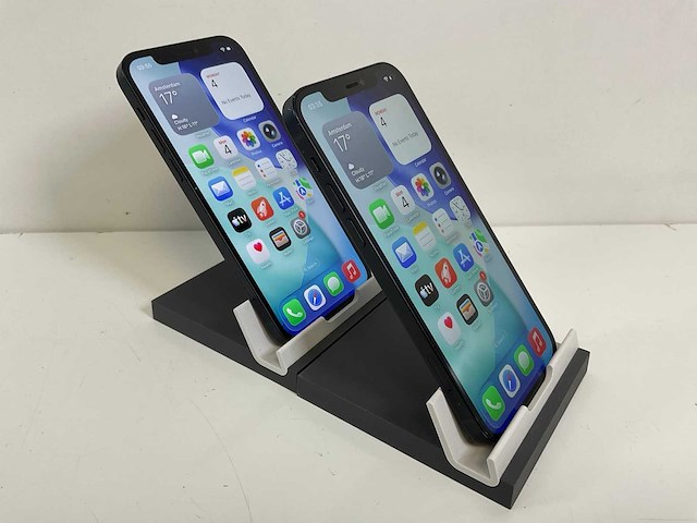 Apple iphone 12 - 64 gb - black (2x) - afbeelding 4 van  5