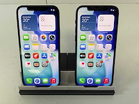 Apple iphone 12 - 64 gb - black (2x) - afbeelding 1 van  5