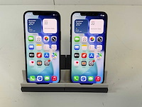 Apple iphone 12 - 64 gb - black (2x) - afbeelding 1 van  5