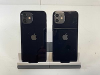 Apple iphone 12 - 64 gb - black (2x) - afbeelding 3 van  3