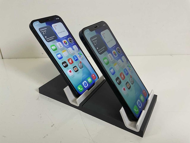 Apple iphone 12 - 64 gb - black (2x) - afbeelding 4 van  5