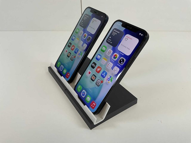 Apple iphone 12 - 64 gb - black (2x) - afbeelding 2 van  5
