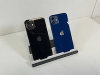 Apple iphone 12 - 64 gb - black / blue (2x) - afbeelding 4 van  4
