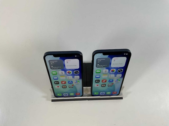 Apple iphone 12 - 64 gb - blue (2x) - afbeelding 1 van  2