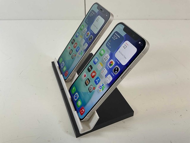 Apple iphone 12 - 64 gb - white (2x) - afbeelding 4 van  5