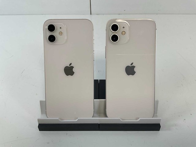 Apple iphone 12 - 64 gb - white (2x) - afbeelding 5 van  5