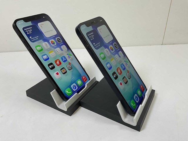Apple iphone 12 - 64 gb / 128 gb - black (2x) - afbeelding 2 van  4