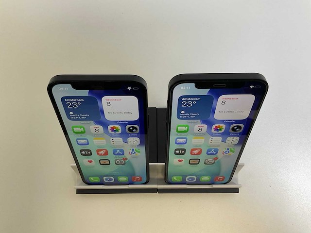 Apple iphone 12 - 64 gb / 128 gb - black (2x) - afbeelding 2 van  5
