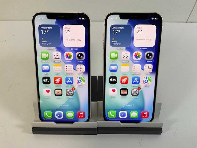 Apple iphone 12 - 64 gb / 128 gb - white (2x) - afbeelding 1 van  5