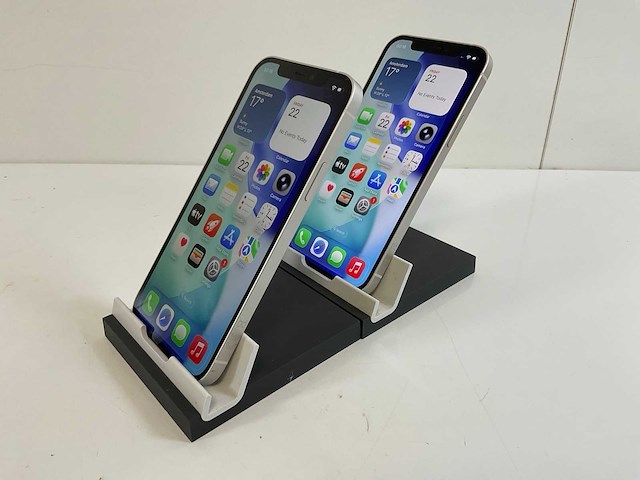 Apple iphone 12 - 64 gb / 128 gb - white (2x) - afbeelding 3 van  5
