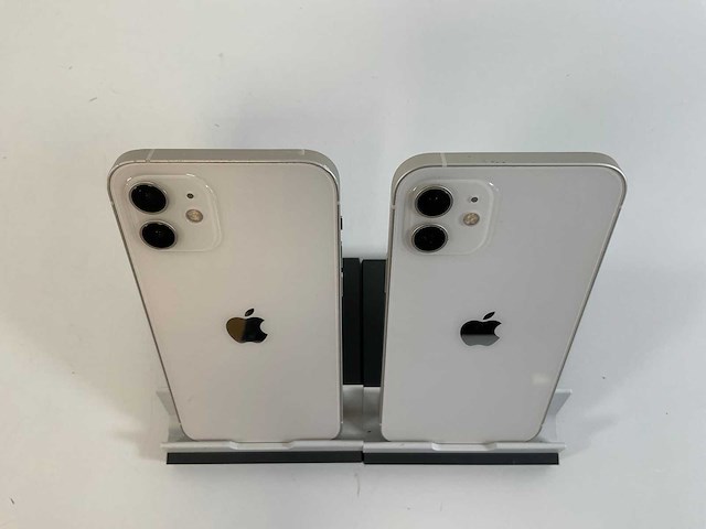 Apple iphone 12 - 64 gb / 128 gb - white (2x) - afbeelding 5 van  5