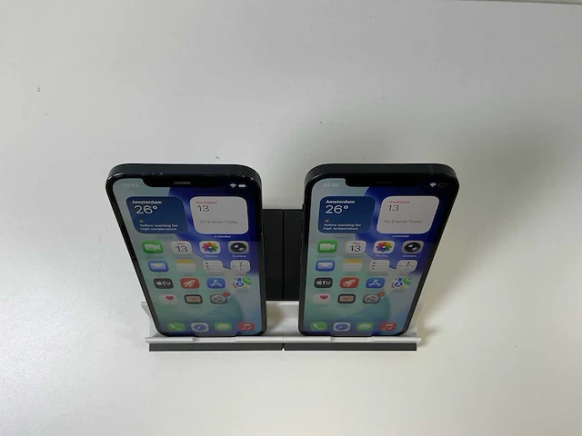 Apple iphone 12 - 64 gb / 256 gb - black (2x) - afbeelding 2 van  5
