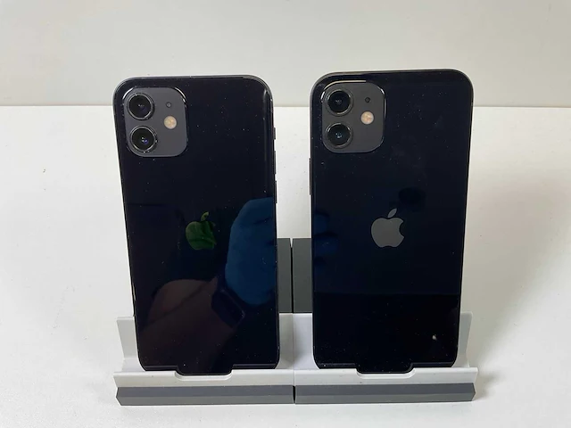 Apple iphone 12 - 64 gb / 256 gb - black (2x) - afbeelding 5 van  5