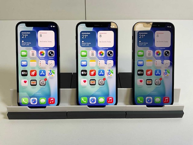 Apple iphone 12 mini - 128 gb - black (3x) - afbeelding 1 van  5