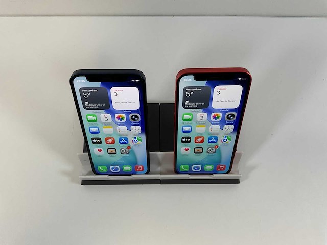 Apple iphone 12 mini - 128 gb - red / blue (2x) - afbeelding 1 van  3