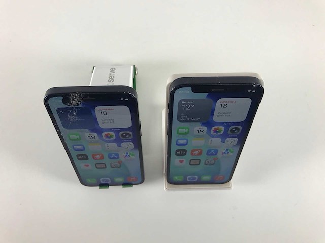 Apple iphone 12 mini - 64 gb - black (2x) - afbeelding 4 van  5