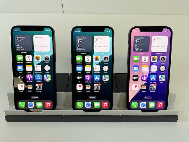 Apple iphone 12 mini - 64 gb - black (3x) - afbeelding 1 van  5