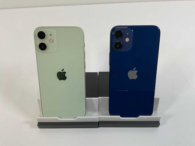 Apple iphone 12 mini - 64 gb - green / blue (2x) - afbeelding 5 van  5