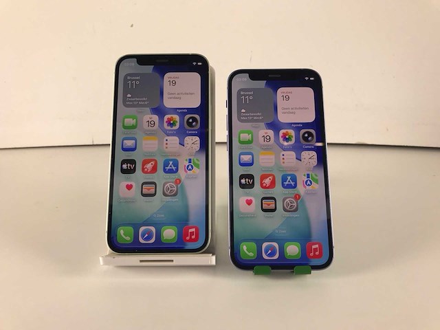 Apple iphone 12 mini - 64 gb - purple/green (2x) - afbeelding 1 van  5