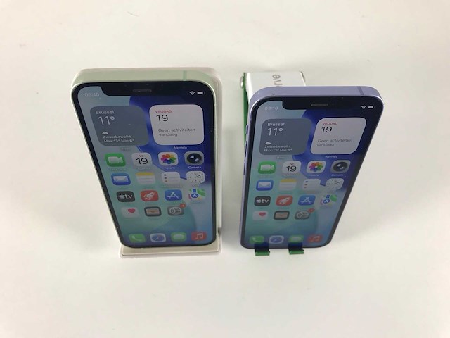 Apple iphone 12 mini - 64 gb - purple/green (2x) - afbeelding 4 van  5