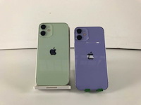 Apple iphone 12 mini - 64 gb - purple/green (2x) - afbeelding 5 van  5