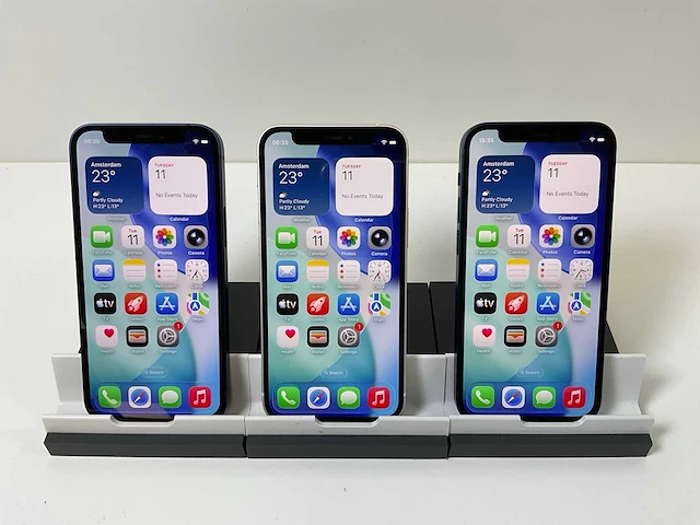 Apple iphone 12 mini - 64 gb / 128 gb - blue / white (3x) - afbeelding 1 van  5