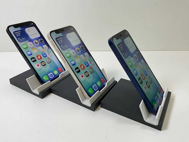 Apple iphone 12 mini - 64 gb / 128 gb - blue / white (3x) - afbeelding 3 van  5