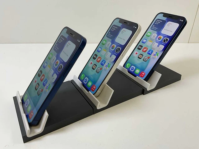 Apple iphone 12 mini - 64 gb / 128 gb - blue / white (3x) - afbeelding 4 van  5